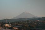 Z vlaku jsme poprv a naposled uvidli sopku Fuji