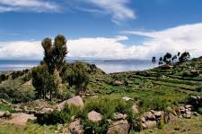 Ostrov Taquile - polka, jezero Titikaka
