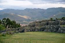 Ruiny pobl Pisaqu v Peru