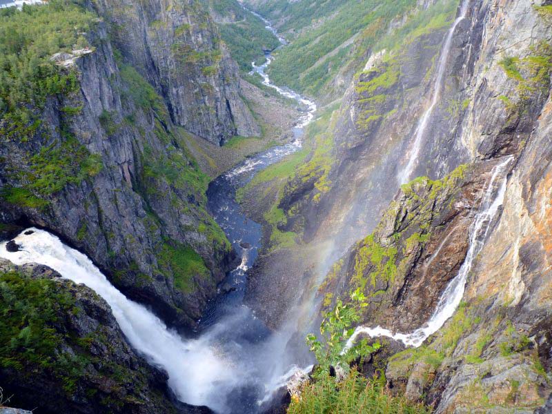 Obrzky k cestopisu Norsko: Vodopd Veringfoss
