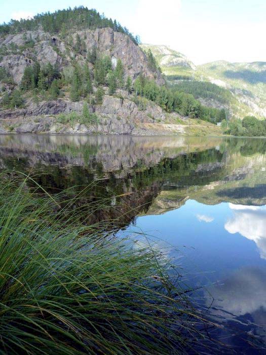 Obrzky k cestopisu Norsko: Odraz ve vod