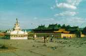 V arelu kltera Gandan, Mongolsko, Ulnbtar