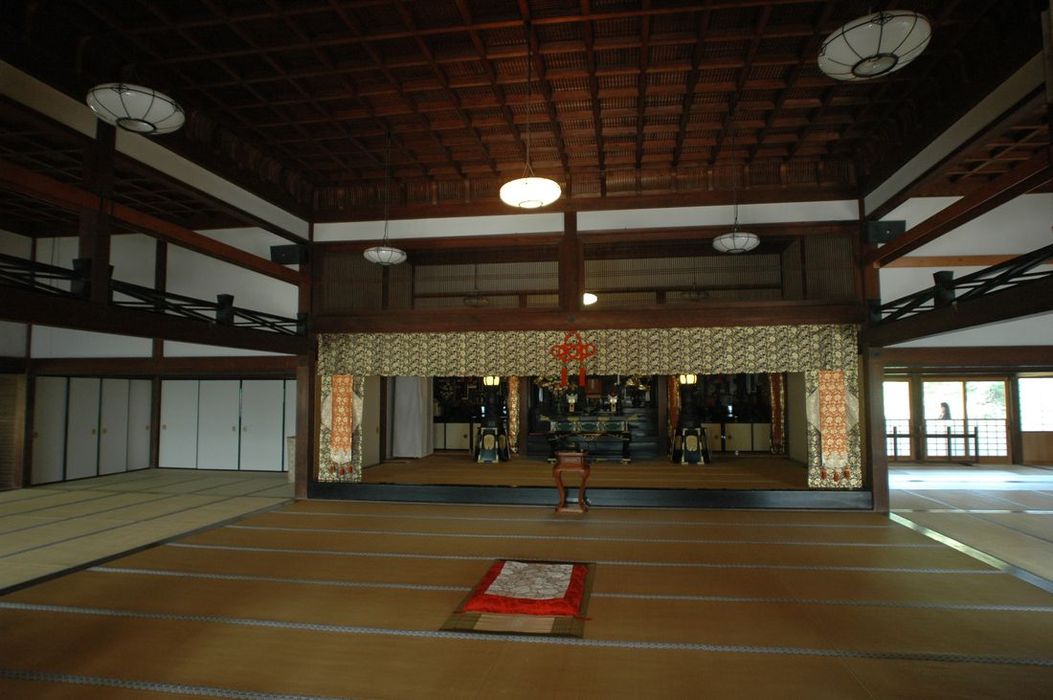 Obrzky k cestopisu Japonsko: Interir v jednom z objekt v Engakuji v Kita-kamakura