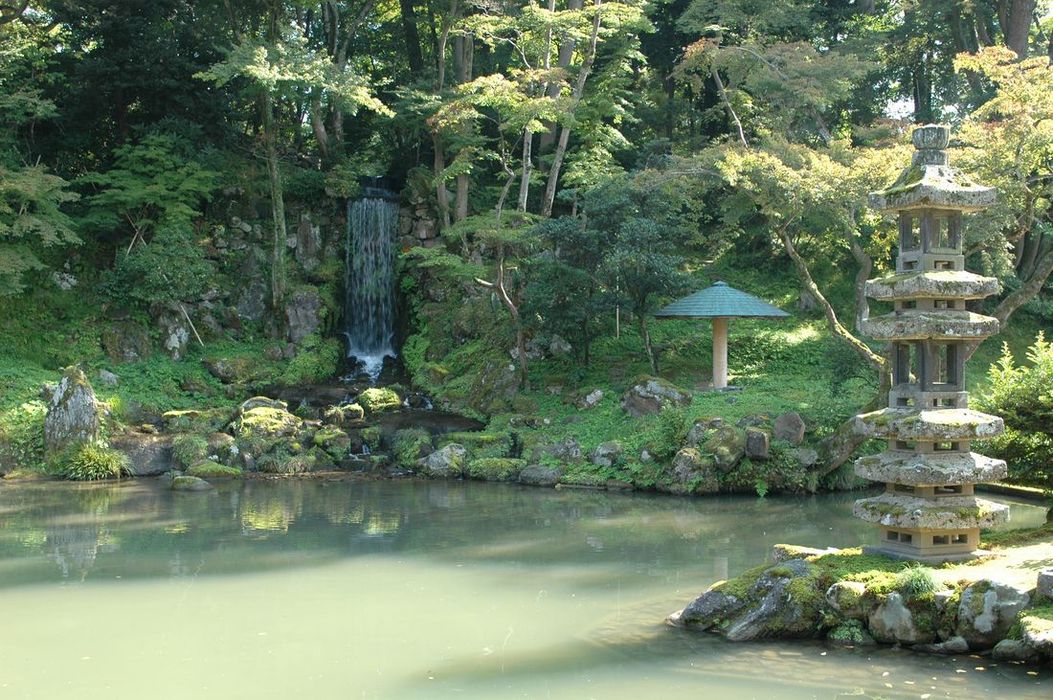Obrzky k cestopisu Japonsko: Zahrady Kenrokuen