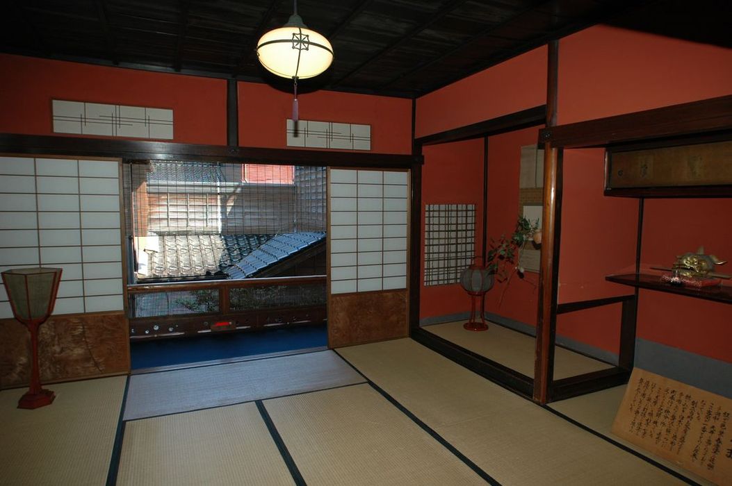 Obrzky k cestopisu Japonsko: interir Shima Geisha house