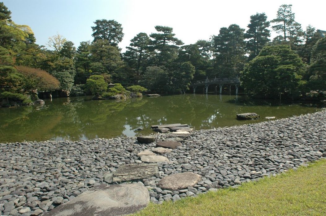 Obrzky k cestopisu Japonsko: Krlovsk palc v Kyto - palcov zahrada