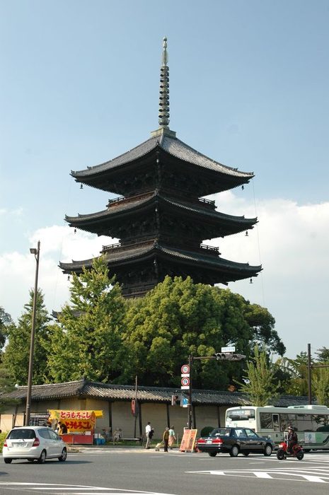 Obrzky k cestopisu Japonsko: Pagoda u Toji temple, Kjto