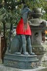 Lika v svatyni Deseti tisc tori - Fushimi Inari ve mst Kyto
