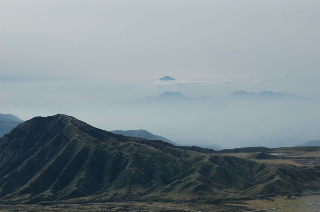 Obrzky k cestopisu Japonsko: vulkn Mount Aso