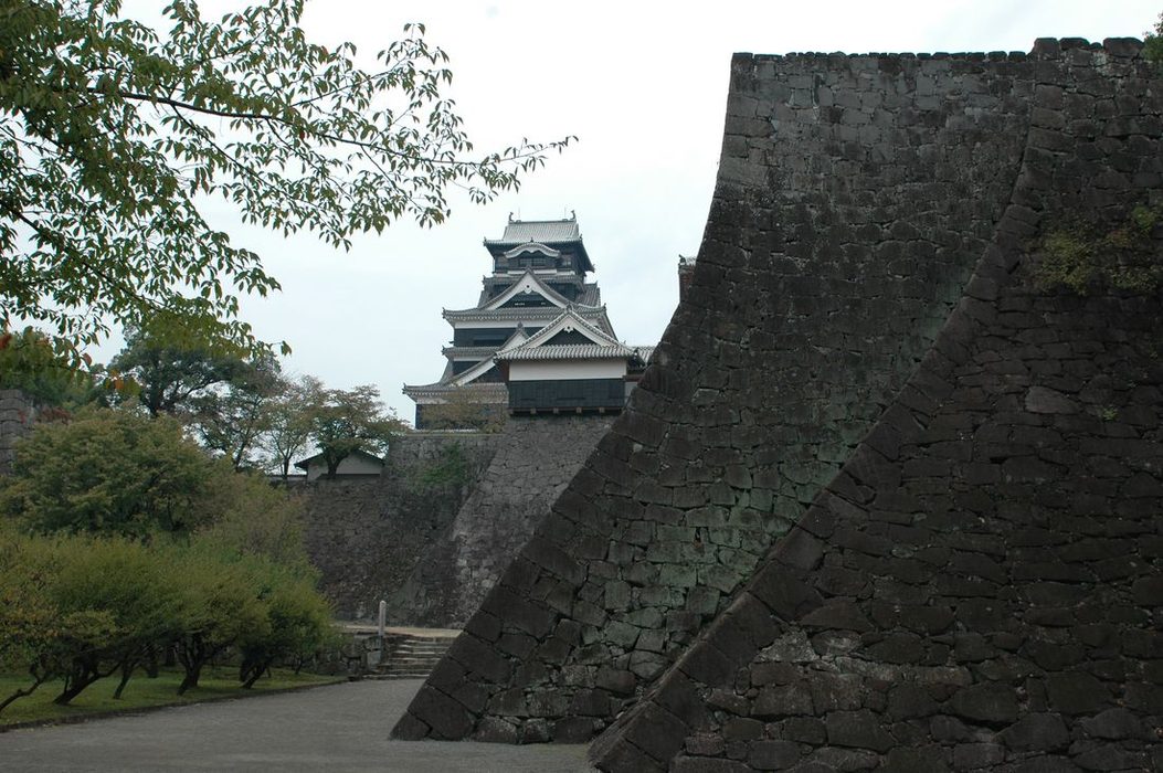 Obrzky k cestopisu Japonsko: Hrad ve mst Kumamoto