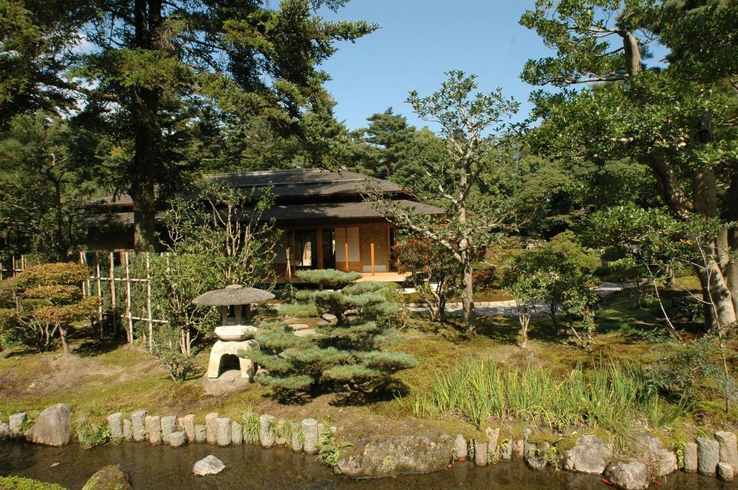 Obrzky k cestopisu Japonsko -  Kanazawa - zahrady Kenrokuen