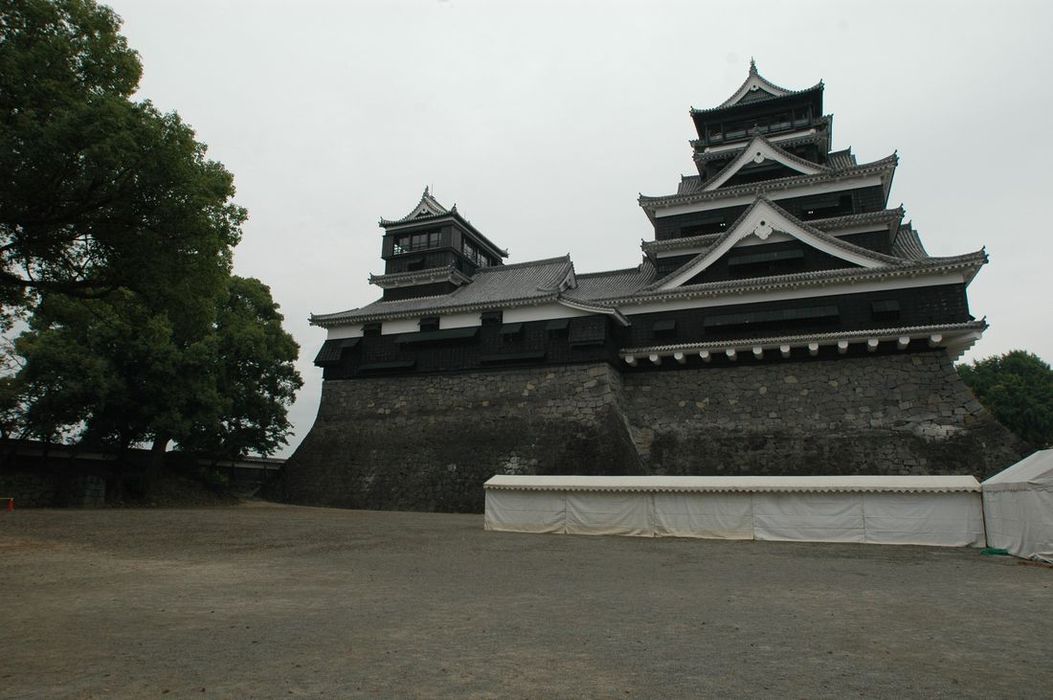 Obrzky k cestopisu Japonsko - Hrad v Kumamoto