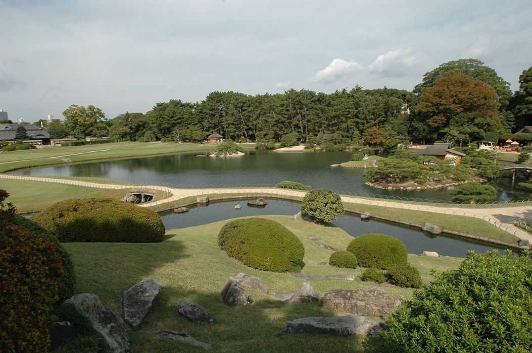 Obrzky k cestopisu Japonsko - Okayama - zahrady Korakuen