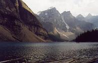 Moren Lake, park Banf, Kanada