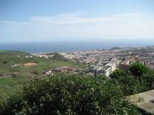 Santa Cruz de Tenerife - pohled z kopc poho Anaga