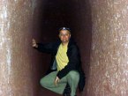 V tunelu u levdy Portela na ostrov Madeira