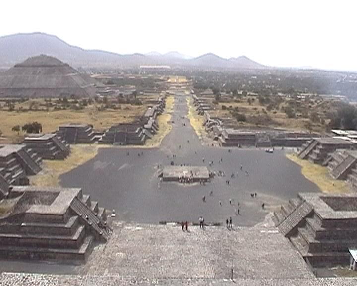 Cesta mrtvch z Pyramidy msce, Teotihuacn, Mexico