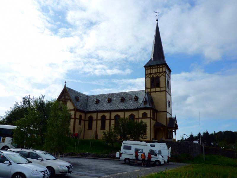 Obrzky k cestopisu Norsko:  Lofotsk katedrla
