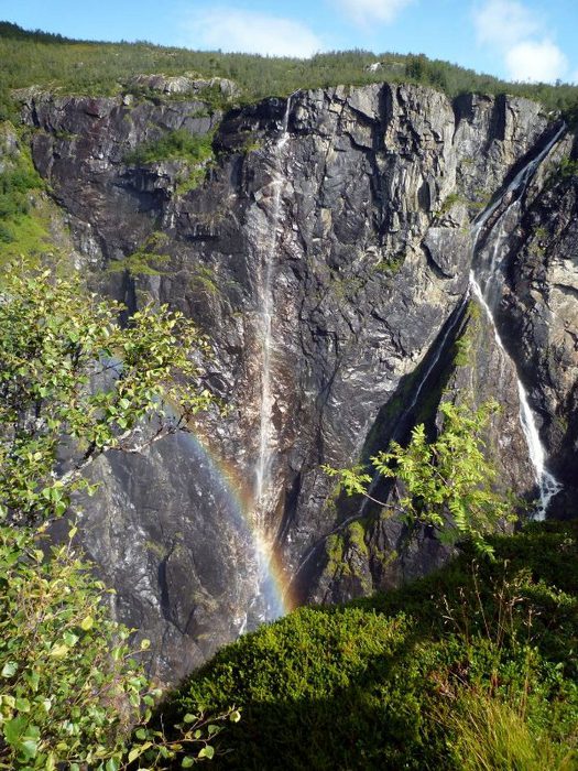 Obrázky k cestopisu Norsko: Vodopád Veringfoss