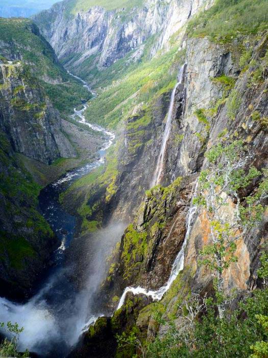 Obrzky k cestopisu Norsko: Vodopd Veringfoss