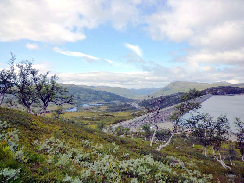 Obrázky k cestopisu Norsko: Přehradní nádrž Sysendammen