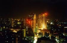 Bangkok - stejn pohled na msto v noci
