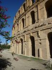 Koloseum El-Jem (El-Djem) - obvodová zeď