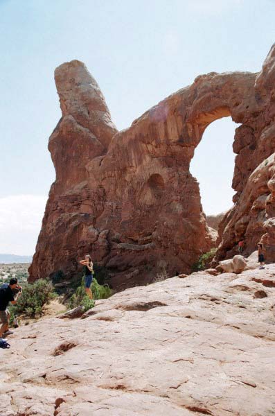 Obrzky k cestopisu parky zpadu USA - Turret Arch