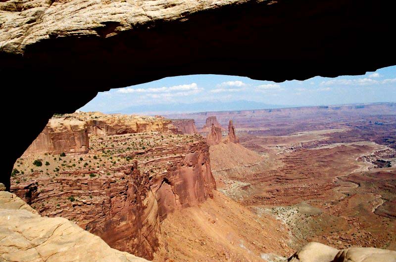 Obrzky k cestopisu krsy zpadu USA - Canyonlands - Mesa Arch