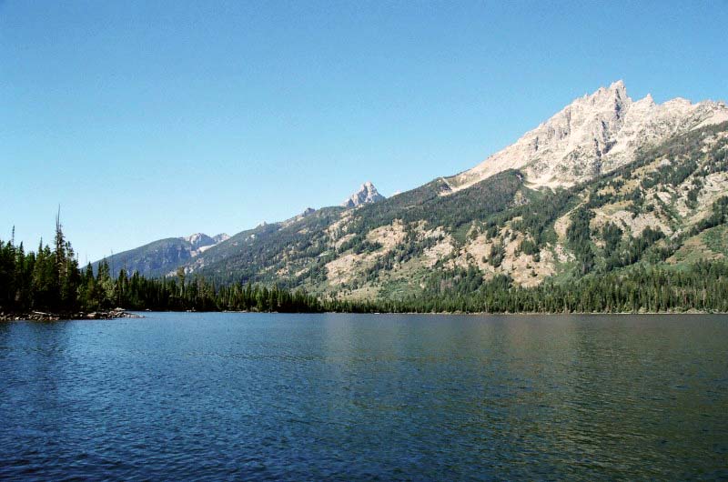 Obrzky k cestopisu parky zpadu USA - Poho Grand Teton - Jenny Lake
