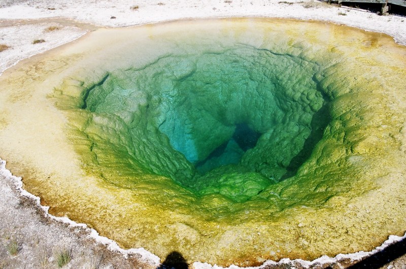 Obrzek k cestopisu nrodn a sttn parky Spojench Stt Americkch - Yellowstone - Morning Glory Pool