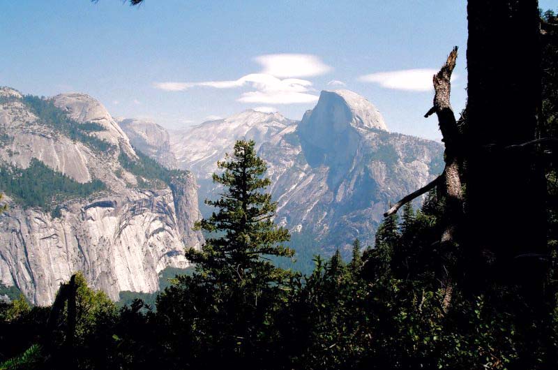 Obrzky k cestopisu parky zpadu USA - Yosemite - Half Dome