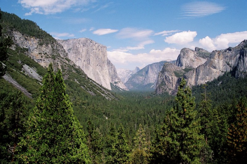 Obrzky k cestopisu sttn parky zpadu USA - Yosemite