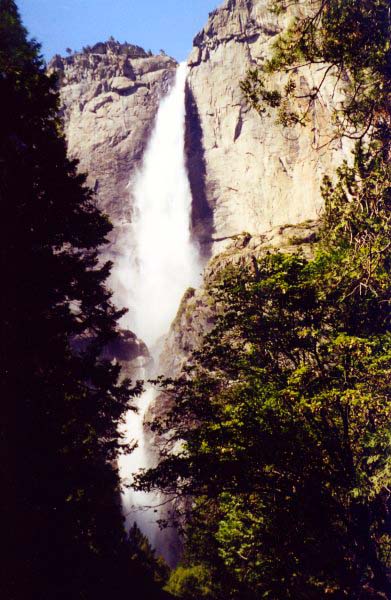 Obrzky k cestopisu parky zpadu USA - Yosemite Falls